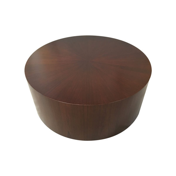 Canora Grey Ambah Solid Wood Drum Coffee Table Wayfair.co.uk